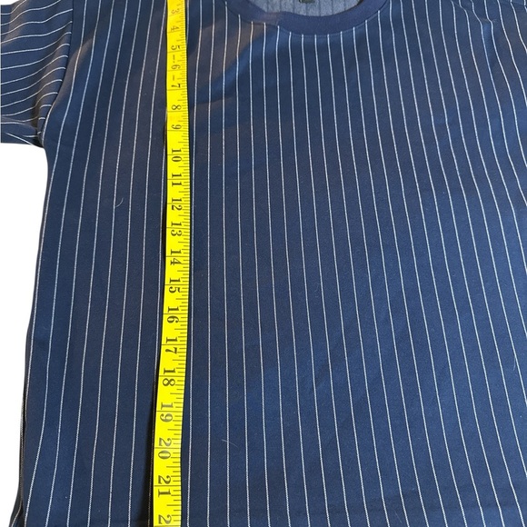 Ralph Lauren Navy Striped T-Shirt - Picture 5 of 11